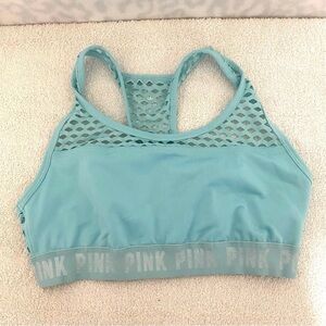 Women’s Pink Victoria’s Secret Ultimate Unlined Sports Bra Aqua Size Large B85